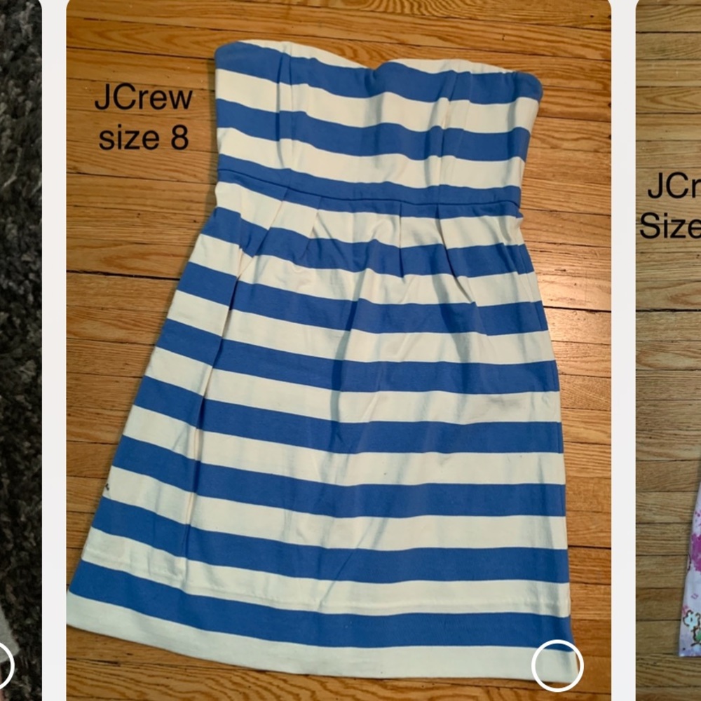 JCrew Strapless Size 8